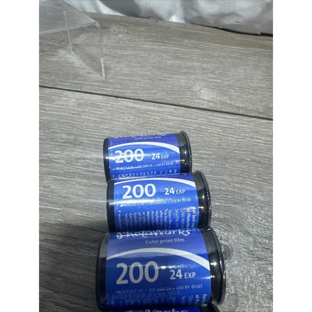 PhotoWorks Color 35mm Print Film 6 Rolls ISO 200 24 Exp Expired 2005-2007